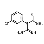 CAS 登录号：710271-26-4， 1-甲脒基-1-(3-氯苯基)硫脲