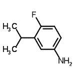 CAS 登录号：710351-86-3， 4-氟-3-异丙基苯胺