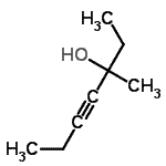 CAS 登录号：71065-39-9， 3-甲基-4-庚炔-3-醇