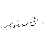 CAS#: 71077-29-7, Sodium 3-({4-[(4-hydroxy-2-methylphenyl)diazenyl]-3-methoxyphenyl}diazenyl)benzenesulfonate