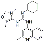 CAS 登录号:71079-30-6, 2-环己基-1-(3,5-二甲基恶唑-4-基)-3-(2-甲基喹啉-4-基)胍