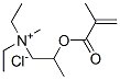 CAS#: 71085-11-5, Diethylmethyl[2-[(2-Methyl-1-Oxoallyl)Oxy]Propyl]Ammonium Chloride