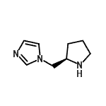 CAS 登录号：710943-30-9， 1-[(2R)-2-吡咯烷基甲基]-1H-咪唑