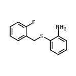 CAS 登录号：710966-54-4， 2-[(2-氟苄基)硫基]苯胺