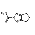 CAS 登录号：71100-22-6， 5,6-二氢环戊烯并[c]吡唑-2(4H)-甲酰胺