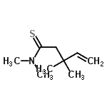 CAS 登录号：71160-76-4， N,N,3,3-四甲基-4-戊烯硫代酰胺
