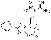 CAS 登录号:71162-59-9, 2-苯基-4-(3-(N-硝基胍基)丙基)-5-特戊酰氧基恶唑