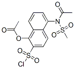 CAS#: 71205-36-2, 5-[Acetyl(Methylsulfonyl)Amino]-1-(Acetyloxy)-2-Naphthalenesulfonic Acid Chloride