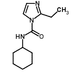 CAS 登录号：712306-49-5， N-环己基-2-乙基-1H-咪唑-1-甲酰胺