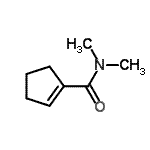 CAS#: 71364-50-6, N,N-Dimethyl-1-cyclopentene-1-carboxamide