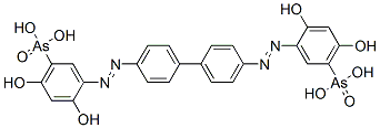 CAS#: 7145-97-3, 4,4'-Bis((5-Arsono-2,4-Dihydroxyphenyl)Diazenyl)-1,1'-Biphenyl