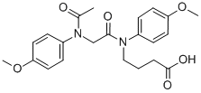 CAS#: 71455-76-0, N-(N-Acetyl-2-(p-Anisidino)Acetyl)-4-(p-Anisidino)Butyric Acid