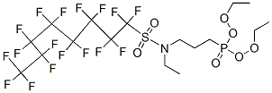 CAS#: 71463-80-4, N-(3-Diethoxyphosphorylpropyl)-N-Ethyl-1,1,2,2,3,3,4,4,5,5,6,6,7,7,8,8,8-Heptadecafluoro-Octane-1-Sulfonamide