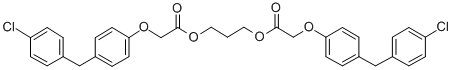 CAS#: 71548-26-0, 1,3-Propanediyl (4-((4-Chlorophenyl)Methyl)Phenoxy)Acetate