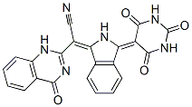 CAS#: 71552-60-8, alpha-[2,3-Dihydro-3-(Tetrahydro-2,4,6-Trioxo-5(2H)-Pyrimidinylidene)-1H-Isoindol-1-Ylidene]-1,4-Dihydro-4-Oxoquinazoline-2-Acetonitrile
