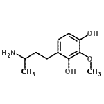 CAS#: 716307-20-9, 4-(3-Aminobutyl)-2-methoxy-1,3-benzenediol