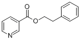CAS#: 71653-43-5, 3-Pyridinecarboxylicacid 2-Phenylethyl Ester
