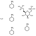 CAS#: 71662-13-0, Cyclohexanamine - 1,6-di-O-phosphono-alpha-D-glucopyranose hydrate (4:1:1)