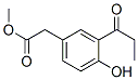 CAS#: 71662-41-4, Methyl 4-Hydroxy-3-(1-Oxopropyl)Phenylacetate