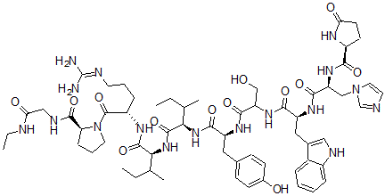 CAS#: 71779-20-9, 6-D-leucine-10-(N-ethylglycinamide)-Luteinizing hormone-releasing factor