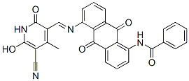 CAS#: 71786-66-8, N-[5-[[(5-Cyano-1,2-Dihydro-6-Hydroxy-4-Methyl-2-Oxo-3-Pyridyl)Methylene]Amino]-9,10-Dihydro-9,10-Dioxo-1-Anthryl]Benzamide