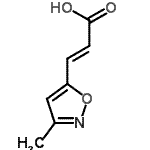 CAS#: 71810-76-9, (2E)-3-(3-Methyl-1,2-oxazol-5-yl)acrylic acid