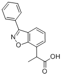 CAS#: 71825-18-8, alpha-Methyl-3-Phenyl-1,2-Benzisoxazole-7-Acetic Acid