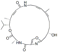 CAS#: 71843-98-6, (4R,7R,8R,9E,14E,16E,20S)-20-Hydroxy-7-Isopropyl-4,8,16-Trimethyl-6,23-Dioxa-3,12,25-Triazabicyclo[20.2.1]Pentacosa-1(24),9,14,16,22(25)-Pentaene-2,5,11-Trione
