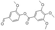 CAS#: 71989-95-2, 4-Formyl-2-Methoxyphenyl 3,4,5-Trimethoxybenzoate