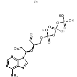 CAS#: 71997-40-5, Triphosphoric acid, (2R)-2-[(1R)-1-(6-amino-9H-purin-9-yl)-2-oxoethoxy]-3-oxopropyl ester, sodium salt (1:1)