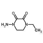 CAS#: 71999-56-9, 1-Amino-4-ethyl-2,3-piperazinedione