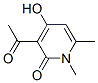 CAS#: 7202-55-3, 1,6-Dimethyl-3-Acetyl-4-Hydroxypyridine-2(1H)-One