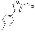 CAS 登录号：721428-34-8， 5-氯甲基-3-(4-氟-苯基)-[1,2,4]恶二唑
