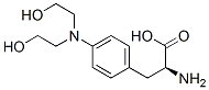 CAS 登录号：72143-20-5， (2S)-2-氨基-3-[4-(二(2-羟基乙基)氨基)苯基]丙酸