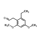 CAS 登录号：721434-45-3， (2-乙基-4,6-二甲氧基苯基)乙醛