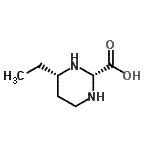 CAS 登录号：721447-93-4， (2R,4S)-4-乙基六氢-2-嘧啶羧酸