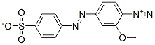 CAS 登录号：72152-94-4， 2-甲氧基-4-(4-磺基苯基)偶氮苯偶氮