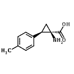 CAS 登录号：721877-24-3， (1R,2R)-1-氨基-2-(4-甲基苯基)环丙烷羧酸