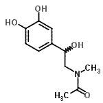 CAS 登录号：721917-86-8， N-[2-(3,4-二羟基苯基)-2-羟基乙基]-N-甲基乙酰胺