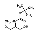 CAS 登录号：721927-59-9， 叔-丁基N-[(1S)-1-(羟基甲基)-2-甲氧基-乙基]氨基甲酸酯