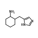 CAS 登录号：722446-58-4， 2-(1H-咪唑-4-基甲基)环己胺