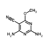 CAS 登录号：722457-66-1， 2,4-二氨基-6-甲氧基-5-嘧啶甲腈