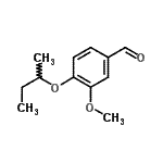 CAS 登录号：722489-38-5， 4-仲-丁氧基-3-甲氧基苯甲醛