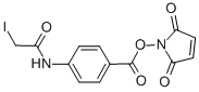CAS 登录号：72252-96-1， 4-[(2-碘乙酰基)氨基]-苯甲酸 2,5-二氧代-1-吡咯烷基酯