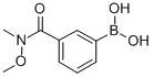 CAS#: 723281-57-0, 3-(N,O-Dimethylhydroxylaminocarbonyl)Phenylboronic Acid