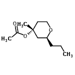 CAS 登录号：723340-63-4， (2S,4R)-4-甲基-2-丙基四氢-2H-吡喃-4-基乙酸酯