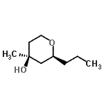CAS 登录号：723340-88-3， (2S,4S)-4-甲基-2-丙基四氢-2H-吡喃-4-醇