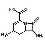 CAS#: 72345-59-6, 7-Amino-4-methyl-8-oxo-1-azabicyclo[4.2.0]oct-2-ene-2-carboxylic acid