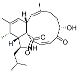 CAS 登录号:72363-47-4, (3S,3aR,4S,6aS,7E,11S,13E,15aS)-2,3,3a,4,6a,9,10,11-八氢-11-羟基-4,5,8-三甲基-3-(2-甲基丙基)-1H-环十一碳(d)异吲哚-1,12,15-三酮
