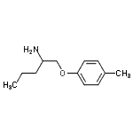 CAS 登录号：723725-64-2， 1-(4-甲基苯氧基)-2-戊胺